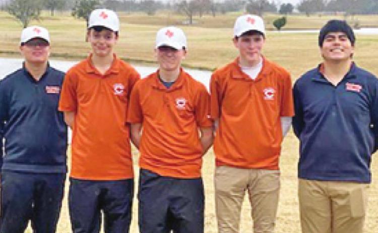 CHS BOYS golf team members competed at the Navasota Tournament on Jan. 29-30.