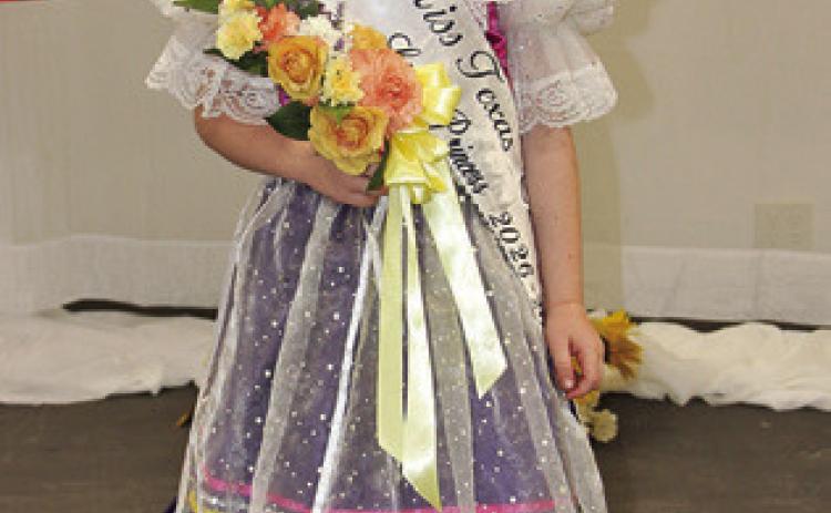 CAROLINE CAMPBELL OF CALDWELL was crowned Miss Texas Czech-Slovak Little Princess at the 2026 Czech Heritage Society pageant. Photo courtesy of Christine Campbell