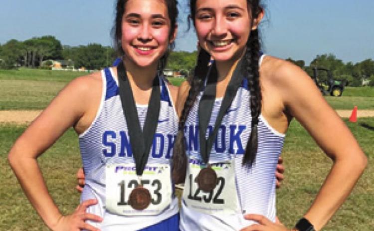 SNOOK cross country runners Carmen Miller and Paola Arredondo placed ninth and sixth at the McGregor Cross Country Invitational.