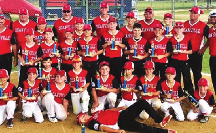 Deanville Reds 10U, 12U All-Stars go undefeated at regionals, advance to Zone