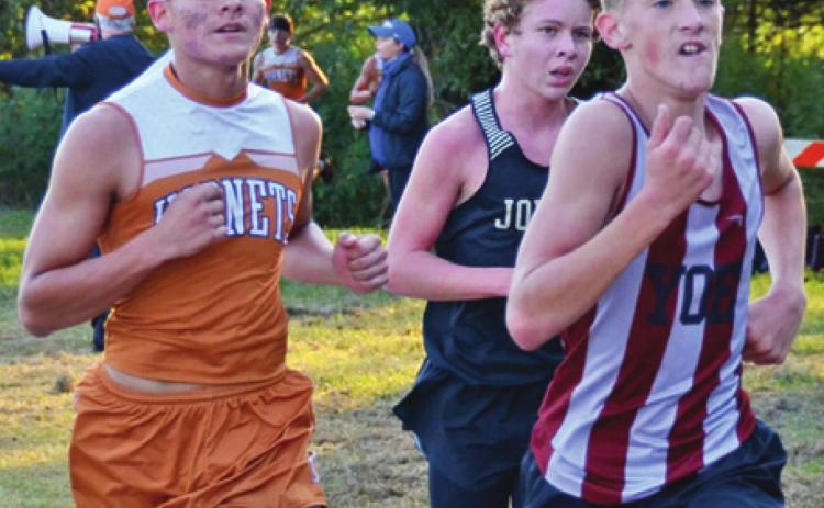 ADOLFO GAUCIN was the top runner for the Caldwell varsity boys, placing fifth. -- Tribune photo by Roy Sanders