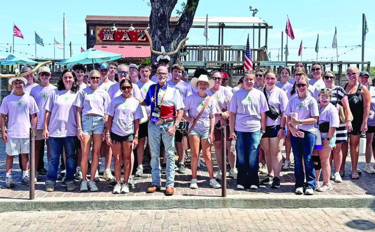 BURLESON COUNTY 4-H Exchange Club members