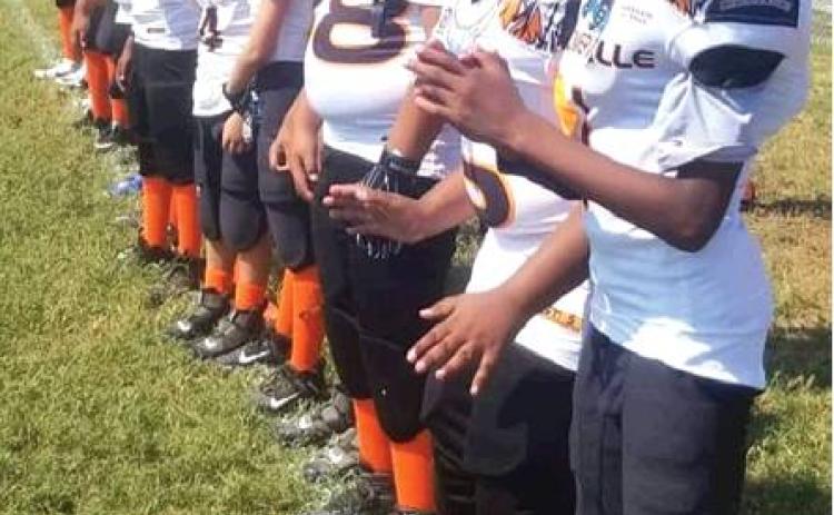 THE SOMERVILLE TRIBE youth football teams went 3-0 on Saturday winning three games against Iola. The teams are part of the Tri-County Youth Football League and will travel to Lexington this Saturday.