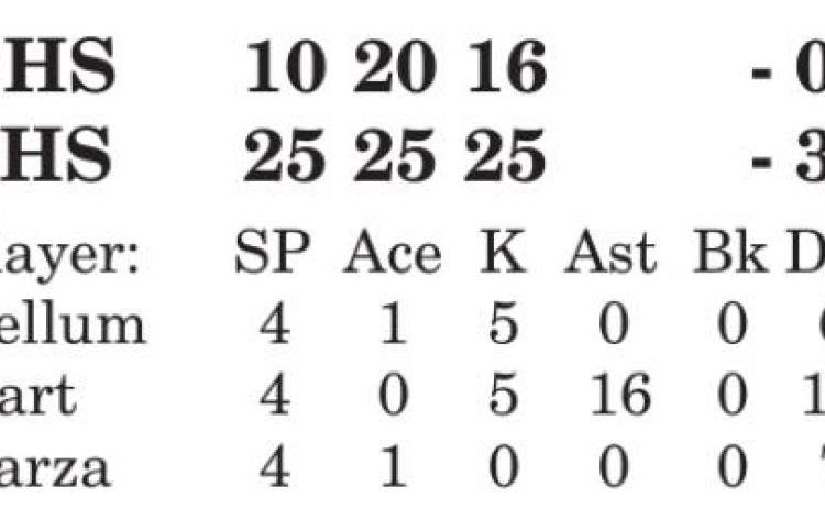 Lady Hornet volleyball falls to Lexington