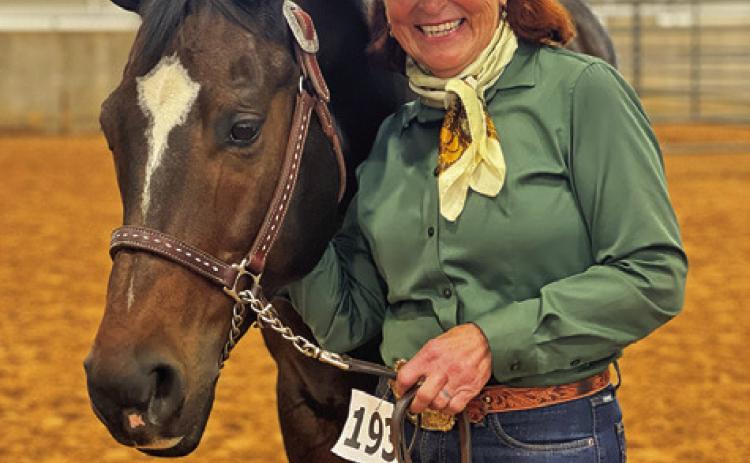 KELLY LAZO OF Caldwell was reserve champion in the Open and Non-Pro divisions of the Let’s Get Ranchy Online Horse Show, a virtual horse show with competitors from across the country. Tribune photo by Sabine Lazo
