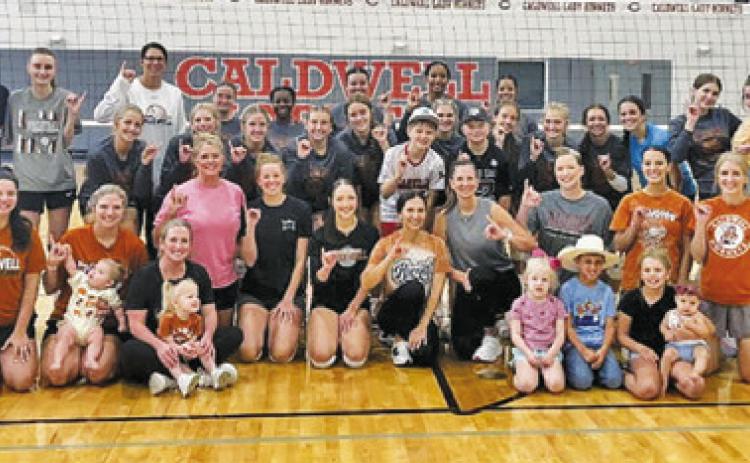 THE LADY HORNETS HELD their annual Alumni Scrimmage Saturday, August 10.