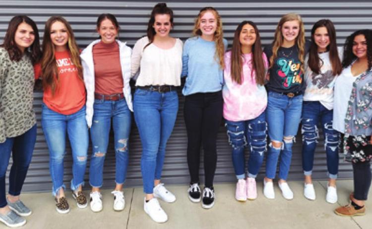 THE LADY HORNET POWERLIFTING TEAM won the team title at the Soldier Savage Under the Lights Meet at Rudder High School in Bryan last Wednesday, Feb. 3.