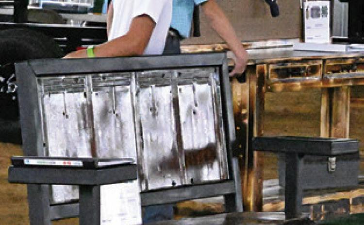 KASE BECKA WAITS to be judged during the Ag Mechanics Show at the 2026 Burleson County Fair last Wednesday afternoon. Tribune photo by Denise Squier