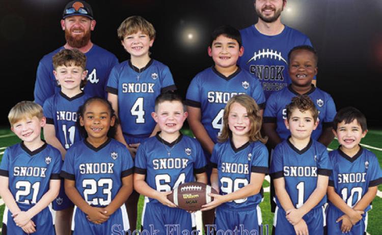 SNOOK DIVISION 1 FLAG FOOTBALL TEAM FIRST &amp; SECOND-GRADERS