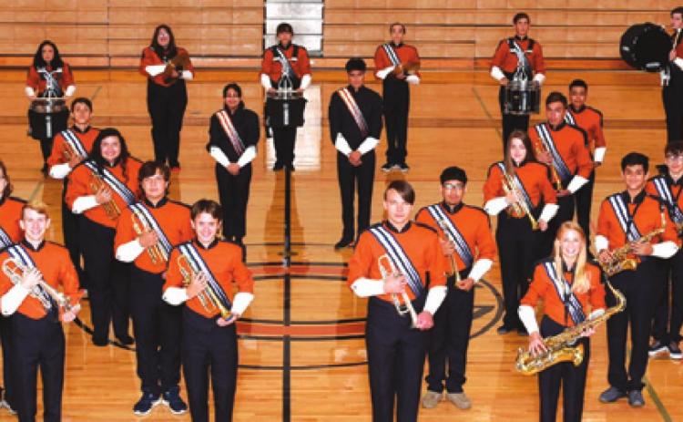 THE 2020-2021 CALDWELL HIGH SCHOOL HORNET BAND INCLUDES I