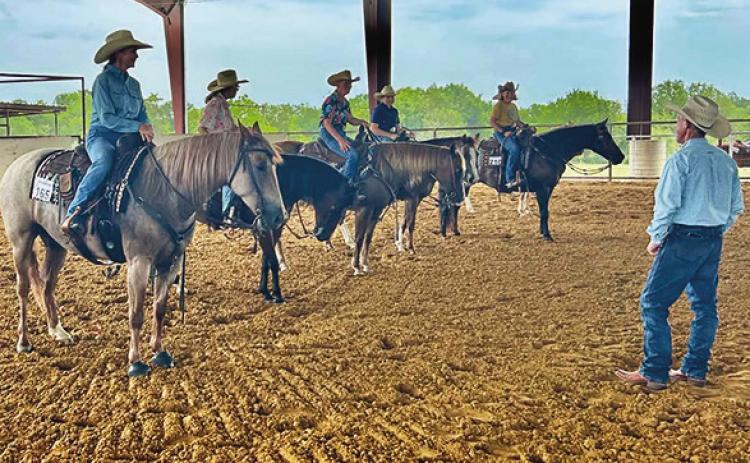 THE TRIBUTE TO THOMAS Horse Show, hosted at the Buddy &amp; Edile Lightsey Arena in Caldwell, drew in dozens of exhibitors and raised over $10,000 for Thomas Clifford’s fiancee, a longtime ranch horse show exhibitor. Tribune photo by Sabine Lazo