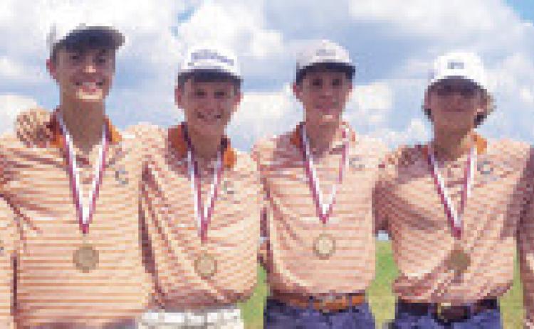 CALDWELL HIGH SCHOOL boys who competed in College Station included Spencer Ellis, Grant McManus, Cobey McCuller, Nathan Scott, Caden Schluens and Kaden Fritsche.