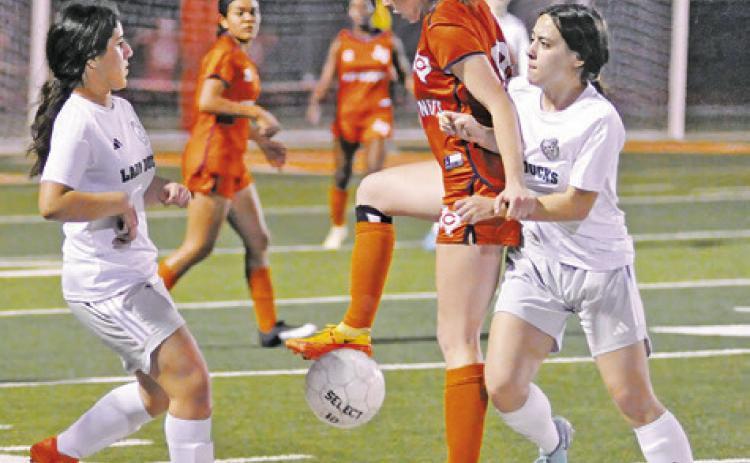 THE LADY HORNET SOCCER team advancing to the UIL Class 4A Girls Soccer Playoffs for the first time in school history earned the team a spot on the Top 10 list of sports stories for 2024.