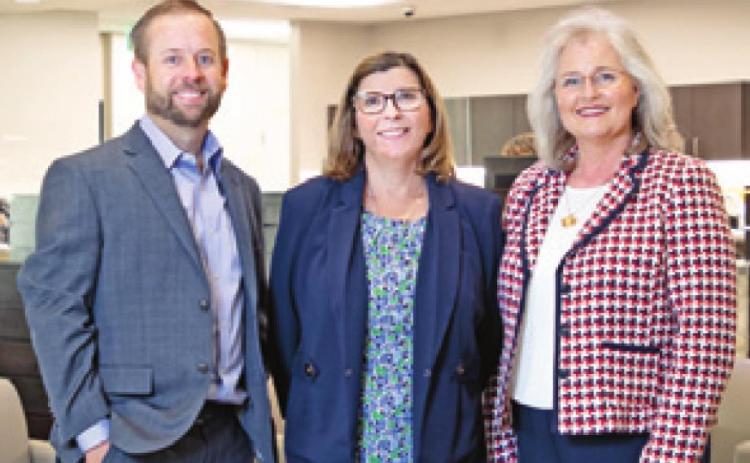 Pictured from the left are: Cody Novosad, CSB Caldwell President; Sheila Ward, CSB Caldwell Branch Manager; Deborah Hildebrand, CSB Caldwell Assistant Branch Manager.