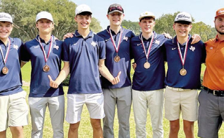 THE CALDWELL BOYS team includes, from left, Kaden Fritsche, Caden Schluens, Grant McManus, Harrison Novak, Nathan Scott, Cobey McCuller and Head Coach Jacob Schaefer.