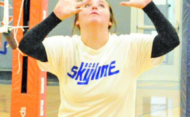 LAST WEEK, FUTURE Lady Hornets participated in the annual Lady Hornet Volleyball Camp. -- Tribune photo by Denise Squier