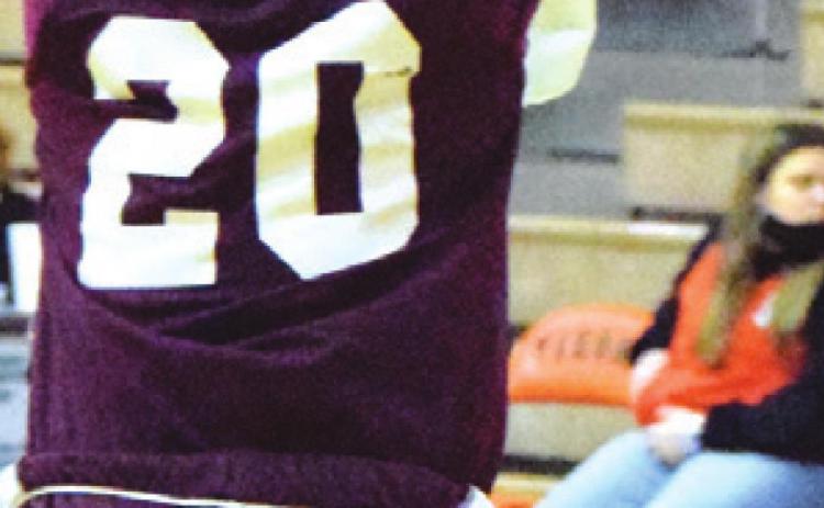 XADRIA MARTIN NETS her third consecutive double-double against Hearne on Friday, scoring 10 points and pulling down 12 rebounds. -- Tribune photo by Denise Hornaday