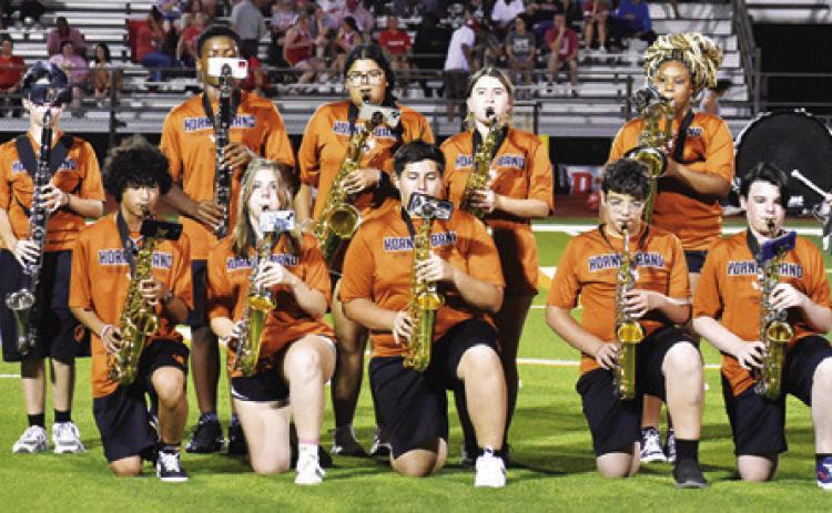 THE CALDWELL HIGH School Band performs at halftime of the Caldwell-Groesbeck football game in Caldwell.