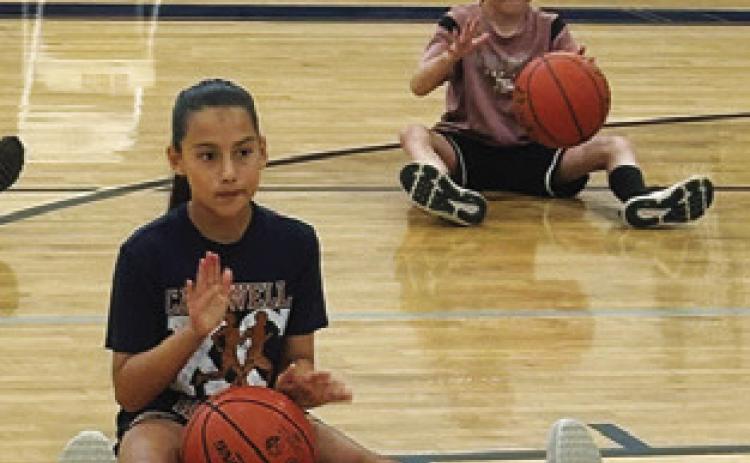 Scenes from Hornet Basketball Camp