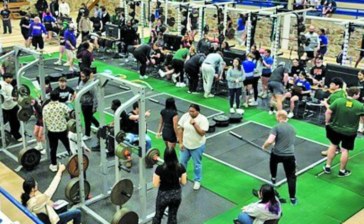 POWERLIFTERS FROM across the Brazos Valley were in Somerville at the Yegua Center on Friday, competing in the Somerville Powerlifting Invitational.