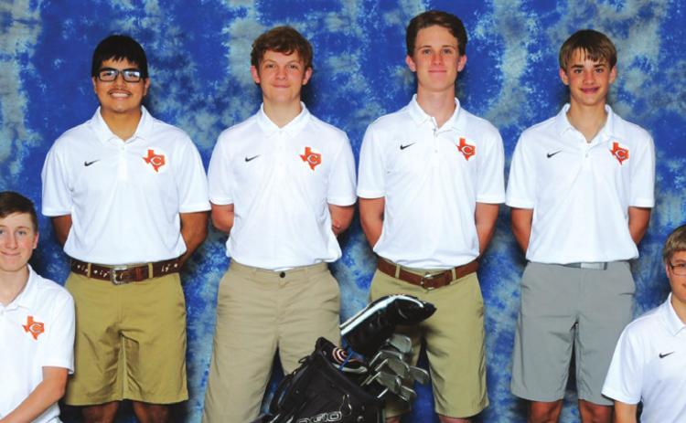 THE 2019-2020 CALDWELL HORNET GOLF TEAM is, from left, Braden Norman, Jessie Enrique, James Coston, Marshall Armstrong, Waylon Chapman and Sam Waldrip.