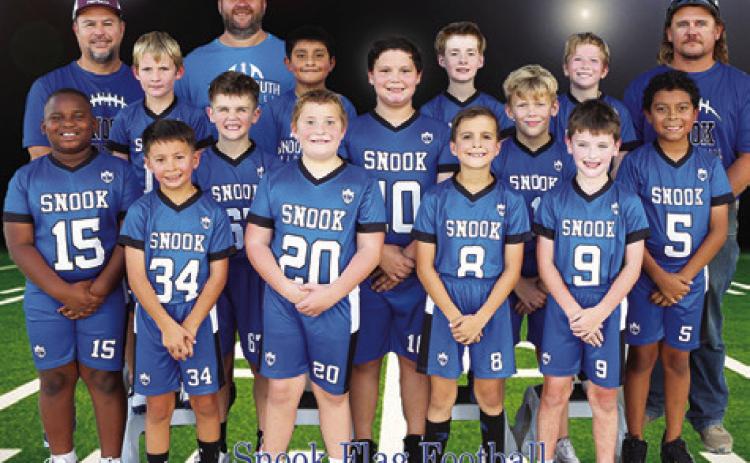 SNOOK DIVISION 2 FLAG FOOTBALL TEAM THIRD &amp; FOURTH-GRADERS