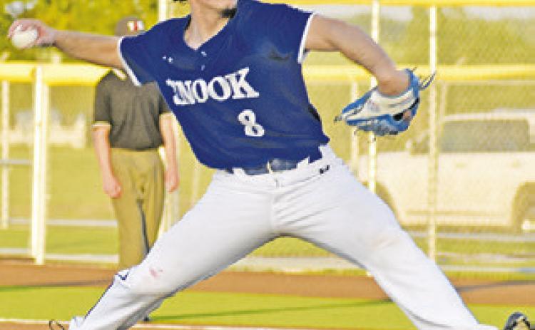JORDAN PRICE hurls this pitch for Snook.