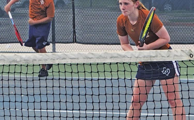 Hornet tennis starts district with 14-5 win over Taylor