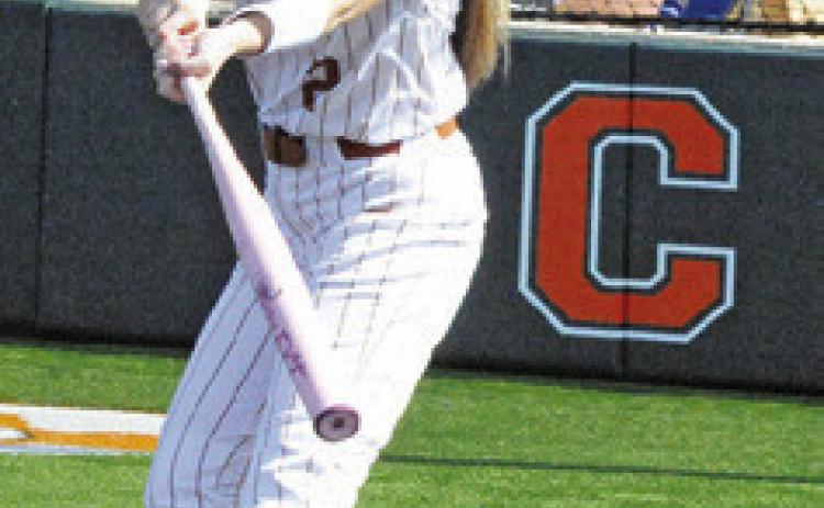 “FOUL BALL” during the Caldwell-Ingleside game on Thursday. Tribune photo by Denise Squier