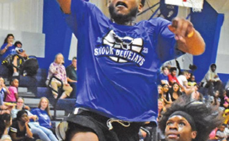 Flying High during the Bluejays Alumni Game!