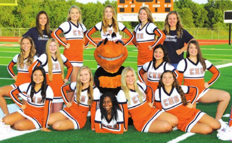 THE 2020-2021 CALDWELL HIGH SCHOOL VARSITY CHEERLEADERS
