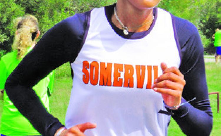 DESTINY VELA PLACED third in the girls varsity race at last week’s District 26-2A Cross Country Meet and advanced to the regional meet to be held on Oct. 24 in Corpus Christi.