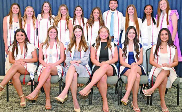 SIXTEEN BLINN STUDENTS recently graduated from the college’s Physical Therapist Assistant Program, including Sarah Pack of Caldwell.