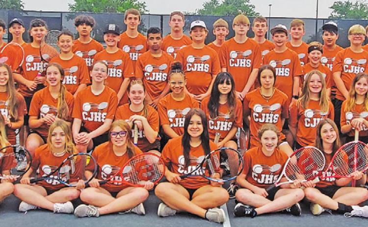 CJHS competes in district tennis tournament