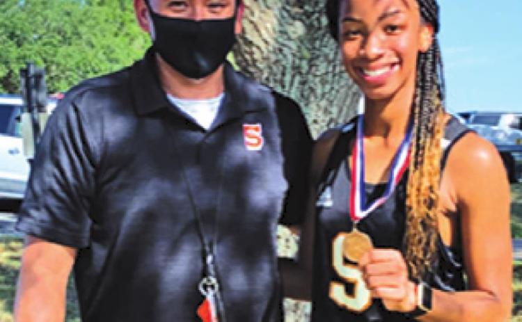 RA’MAYA CARTER finished 10th at the Schulenburg Cross Country Meet on Aug. 17.