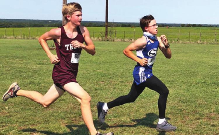 JOHN SEE WAS the lead varsity boy for Snook runner in the Jarrell Mesquite Run on Thursday, Oct. 1.