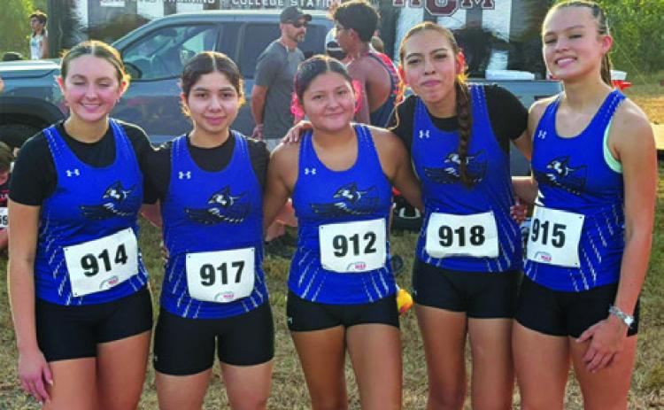 THE SNOOK GIRLS CROSS country team finished fifth at the Coach Giese XC Meet in College Station last week. Also, Piper Garcia ran in the JV race, finishing 15th.