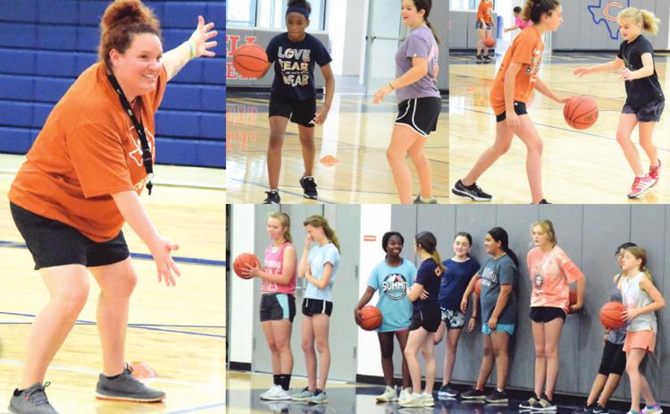 Scenes from Lady Hornet Basketball Camp