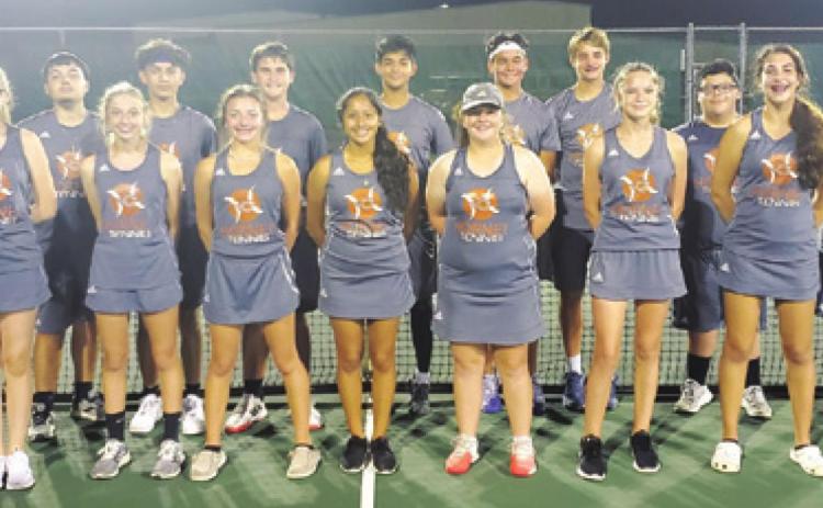 CHS tennis wins another district match