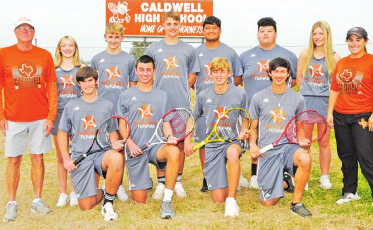 THE 2022 CALDWELL HORNET SPRING TENNIS team