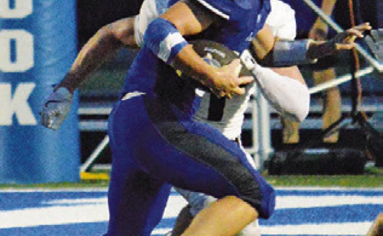 SNOOK’S OFFENSE gets going against NBCA last Friday. Tribune photo by Kim Hutcheson